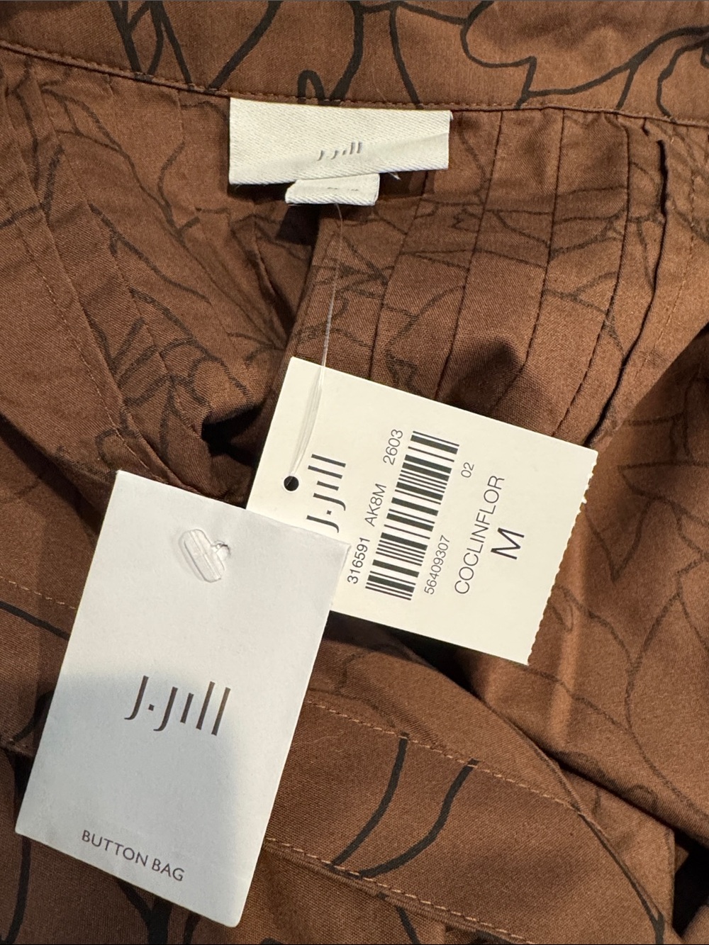 JJill Popover Shirtdress NWT~Med - Picture 6 of 11